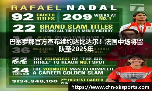 巴塞罗那官方宣布续约达比达尔!法国中场将留队至2025年