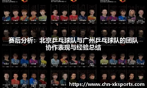 赛后分析:北京乒乓球队与广州乒乓球队的团队协作表现与经验总结